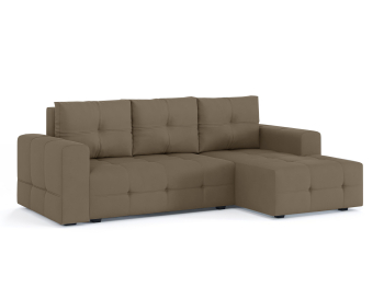 Диван-кровать угловой Прадо, еврокнижка, велюр