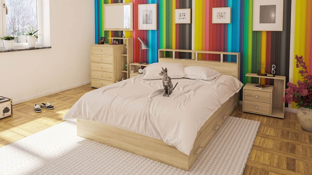 Комоды, Комод с зеркалом Камелия