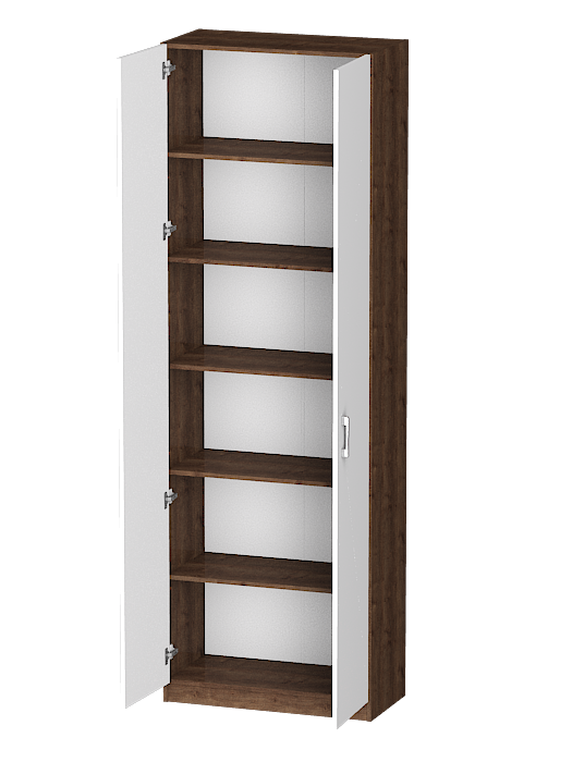 В спальню, Распашной шкаф Лайф с полками 80*40*240 Дуб экспрессив