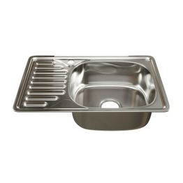 Мойка врез 42х66 (0,8) прав, с сифоном