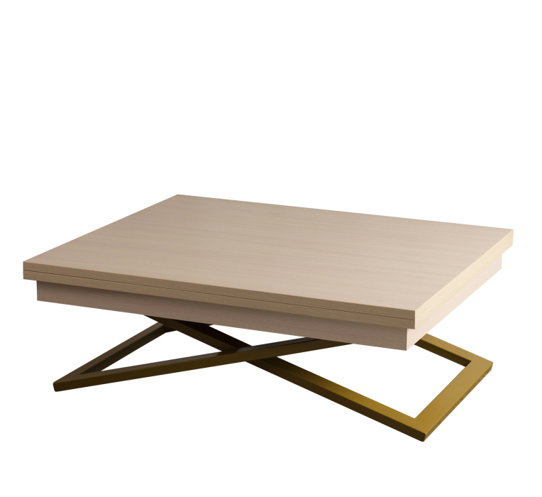 Столы-трансформеры, Стол трансформер Cross (золото)