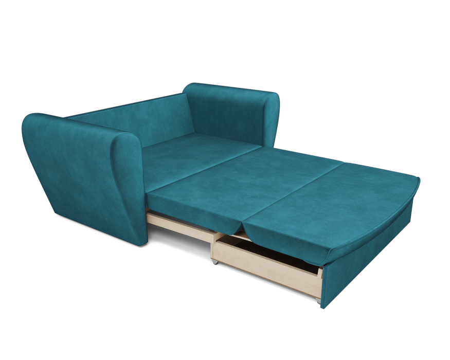 Диваны с ящиком для белья, Диван прямой выкатной Квартет (Бархат)