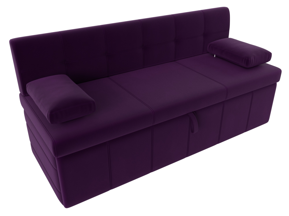 Диваны прямые кухонные, Кухонный прямой диван Лео, микровельвет