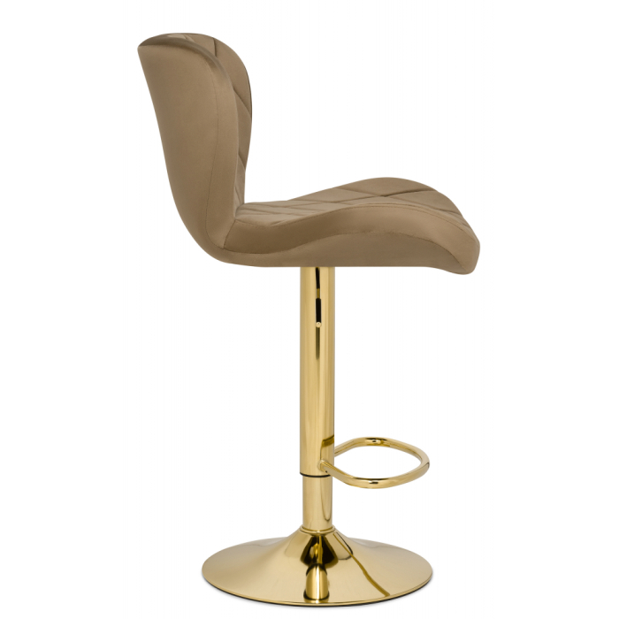 Стулья, Барный стул Porch golden(велюр)