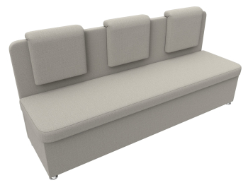 Диван кухонный прямой  Маккон 3-х местный, рогожка Амур