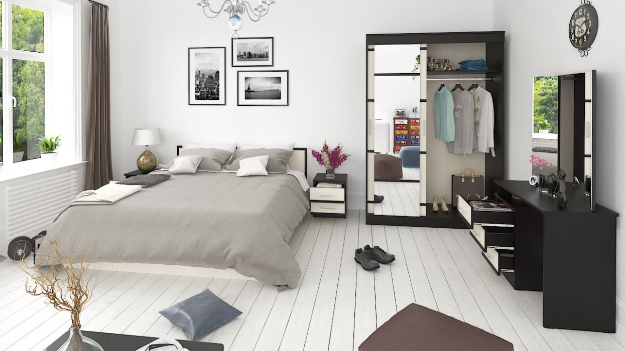 Спальные гарнитуры, Спальный гарнитур Сакура №5