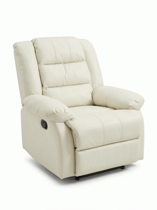 Мягкая мебель, Кресло реклайнер механическое     СТИЛЬ 2, экокожа