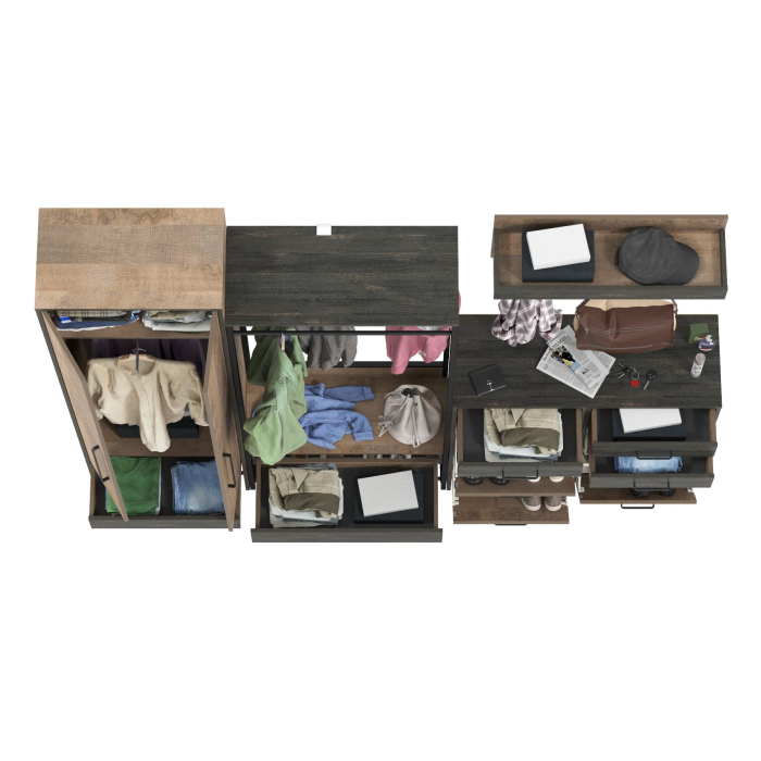 Прихожие, Прихожая модульная в стиле лофт Трувор № 238