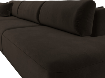 Диван угловой Лига-036 Модерн Лонг левый угол, микровельвет