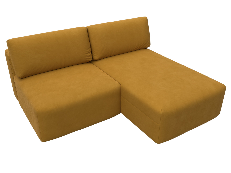 Диваны угловые в гостиную, Диван угловой модульный Лига-060 НПБ угол универсальный, велюр BRUT