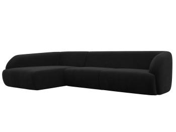 Диван угловой Лига-041 левый угол, микровельвет