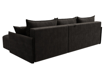 Диван угловой Лига-054 НПБ угол универсальный, велюр BRUT