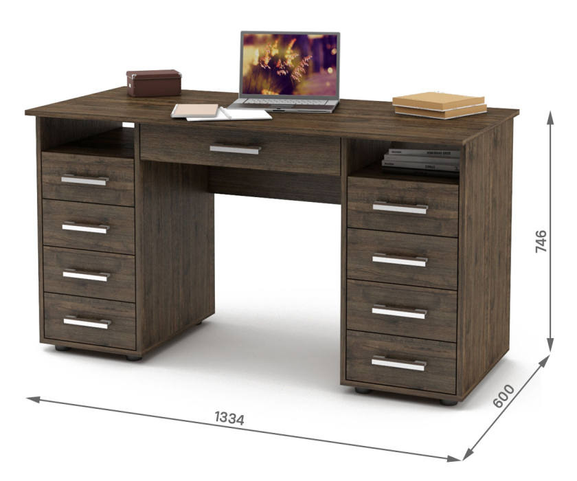 Прямые, Письменный стол Остин-6Я