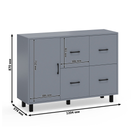 Комод-тумба РВК 125-1204