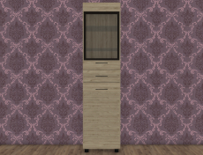 Шкафы одностворчатые, Модульная система Камелия Шкаф ШК-2646