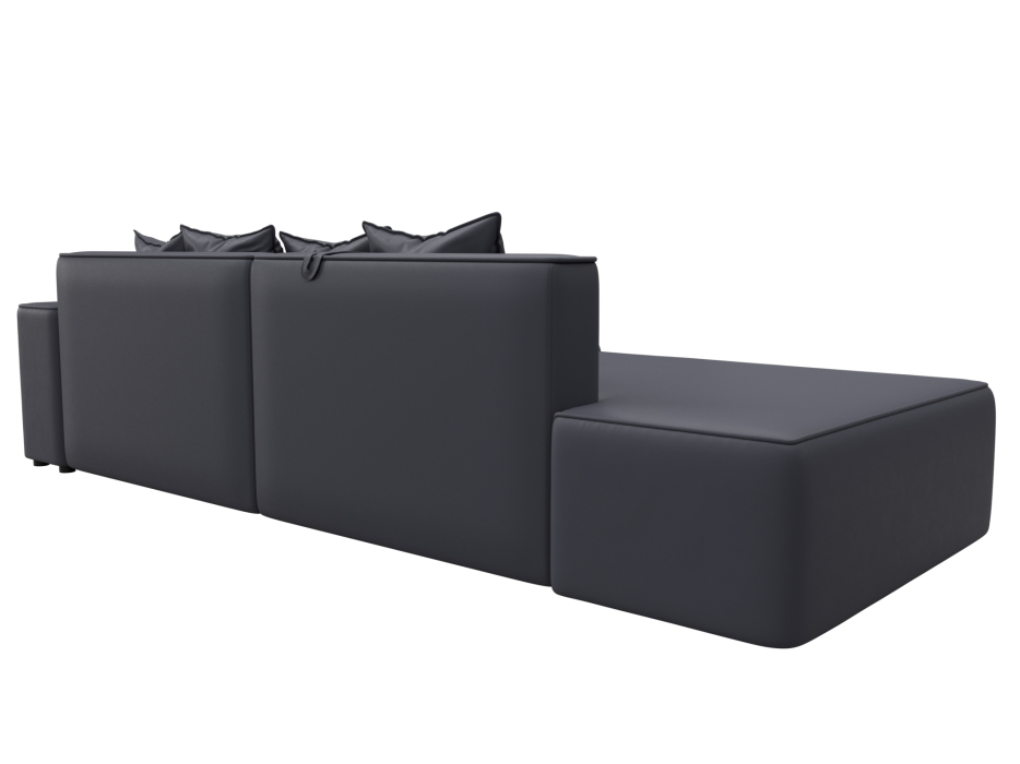 Диваны угловые в гостиную, Диван угловой Лига-079 угол правый, экокожа GRIFON