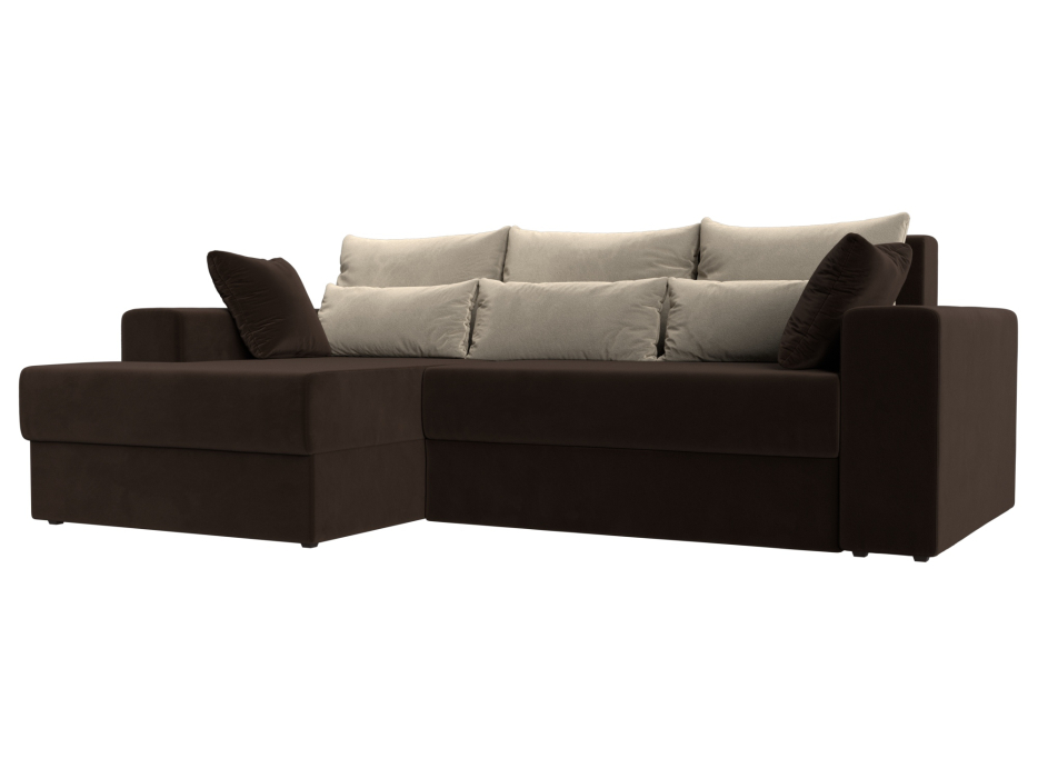 Офисные диваны, Угловой диван Майами левый угол, микровельвет