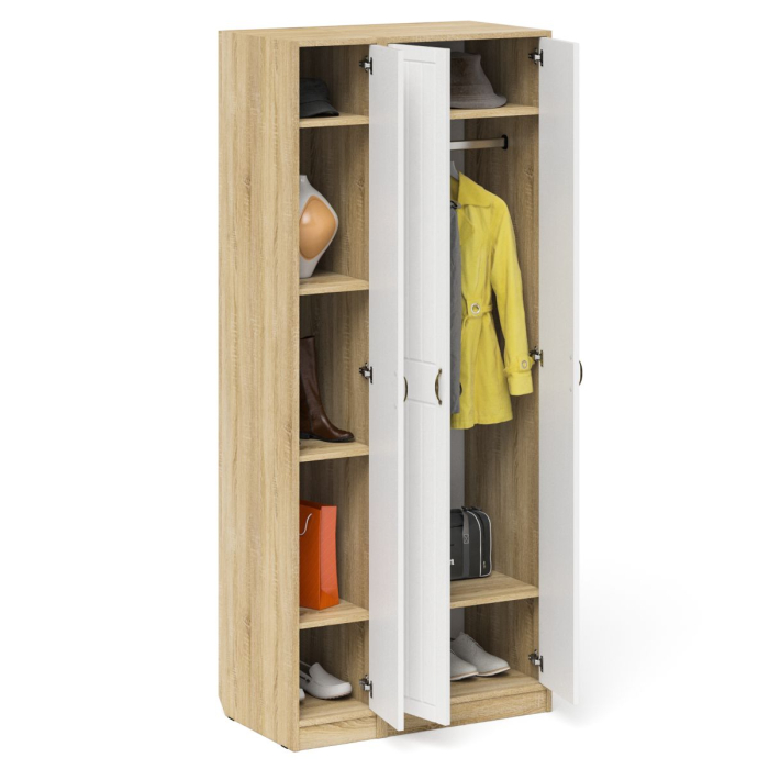 Прихожие, Шкаф-пенал для прихожей П-6-500 фрезеровка прованс