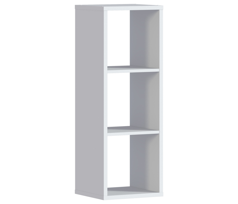 Стеллажи, Стеллаж Кито СБ-3240 с ящиками Белый