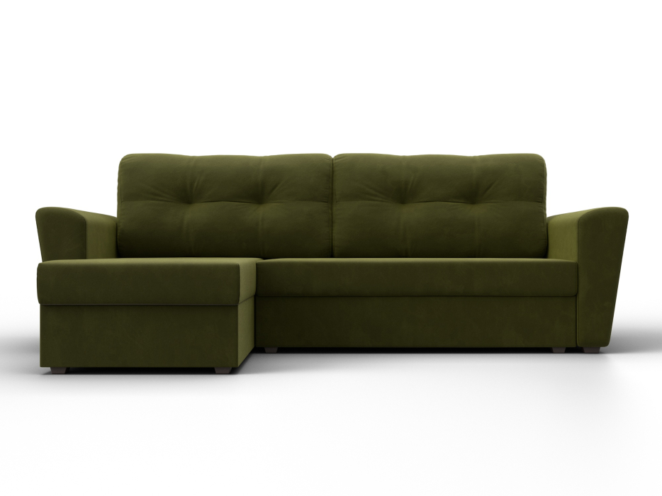 Диваны угловые в гостиную, Угловой диван Амстердам Лайт левый угол, микровельвет