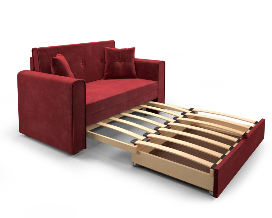 Диваны выкатные, Диван прямой выкатной Санта (Бархат)