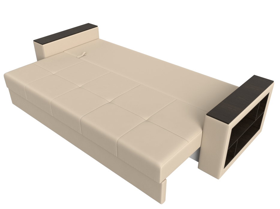 Диваны кровати со спальным местом, Диван прямой Дубай Лайт, экокожа