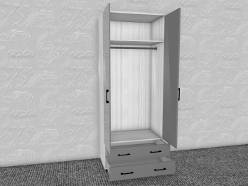 Модульная система Грейс Шкаф ШК-5007  Гикори Джексон Темный