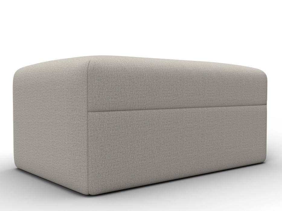 Пуф в прихожую, Модуль пуф Лига-060 НПБ, рогожка Амур