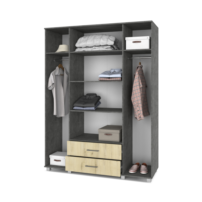 Шкафы распашные, Модульная система Ева Е43 Шкаф