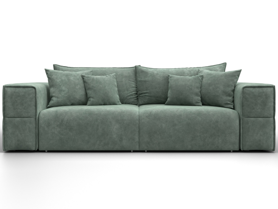 Диваны еврокнижки, Диван прямой Лига-058 НПБ, велюр BRUT