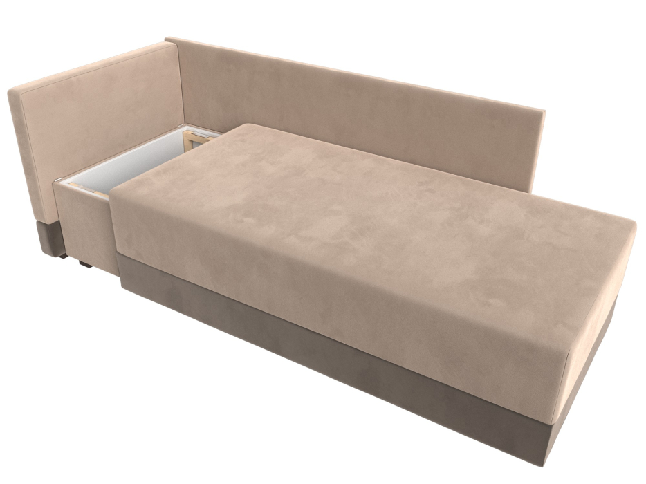 Кушетка диван, Кушетка Никас левая, велюр