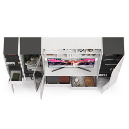 Широкая стенка в гостиную Сидней № 31