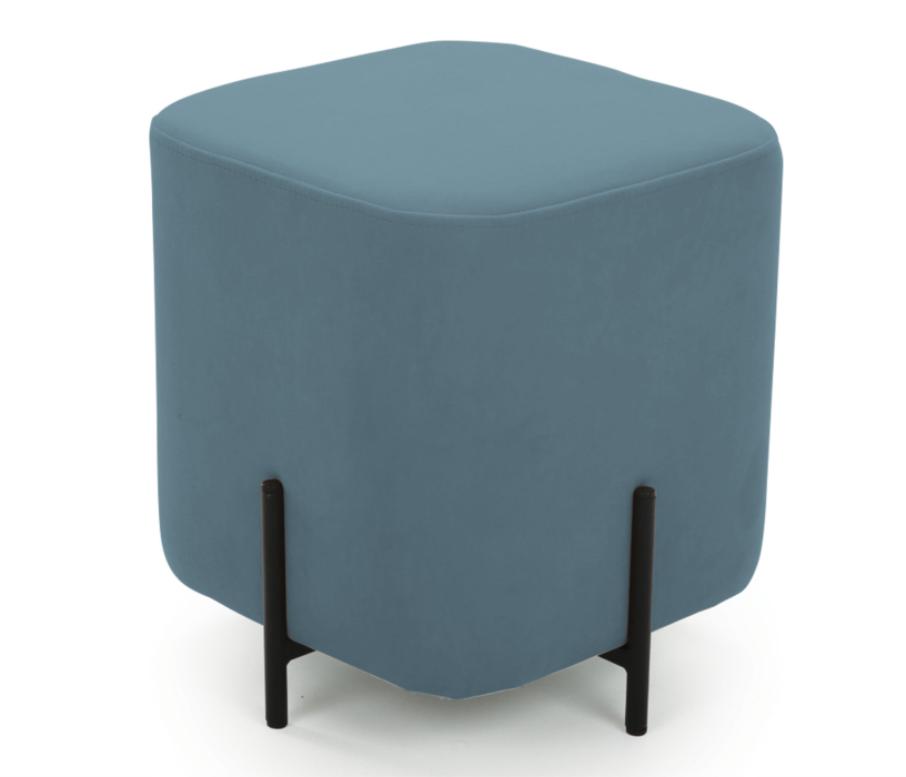 Пуфы дизайнерские, ПУФ ГУФФИ квадрат, велюр