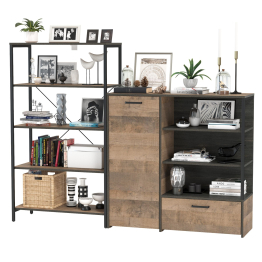 Стеллаж с полками и комод Трувор