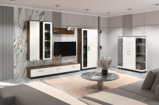 Стенки для гостиной, Модульная гостиная Грейс композиция 4  Гикори Джексон Темный