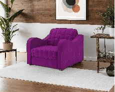 Кресла-кровати, Кресло-кровать аккордеон Барон №4 НПБ Микровелюр