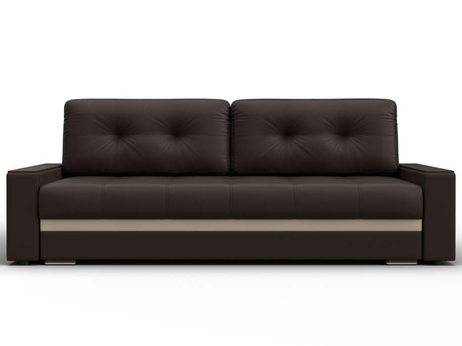 Диваны прямые, Диван прямой с декором Лига-096 НПБ, экокожа