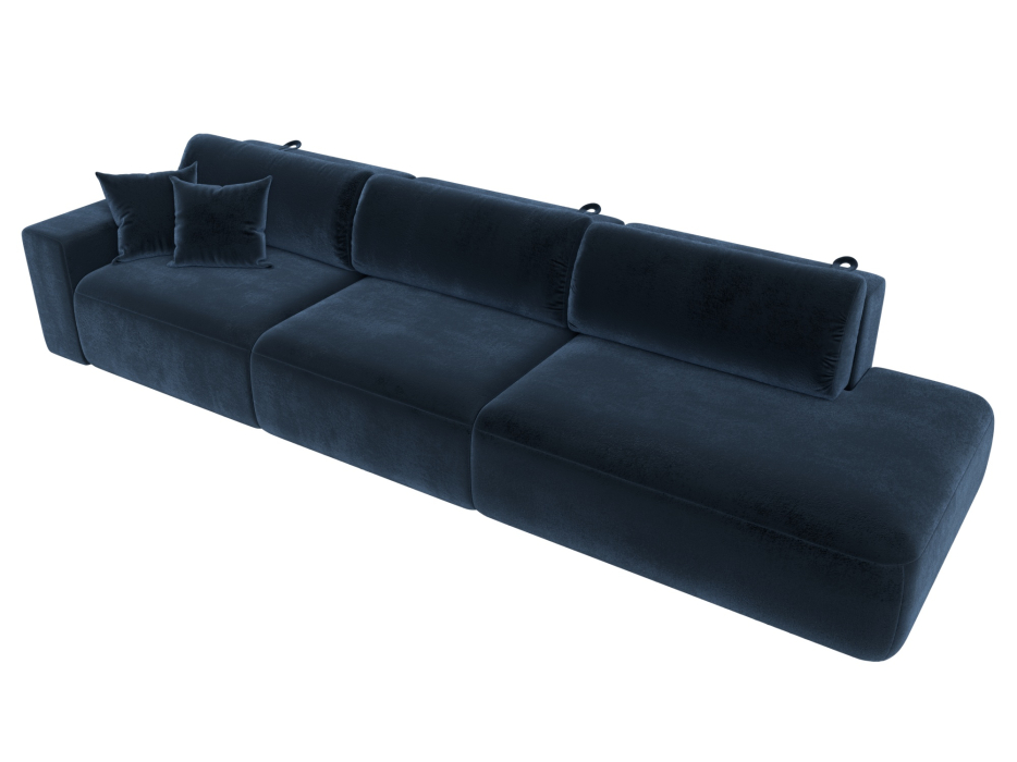 Диваны еврокнижки, Диван прямой Лига-036 НПБ Модерн Лонг подлокотник слева, велюр TOWER