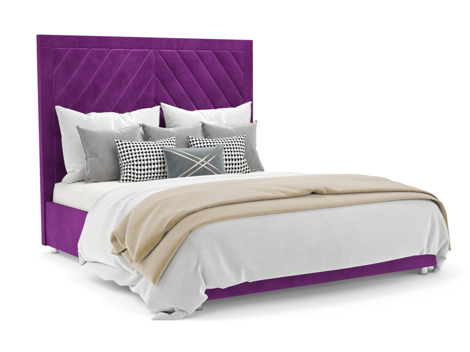 Мягкая кровать, Кровать Мишель 140 см (Кордрой)