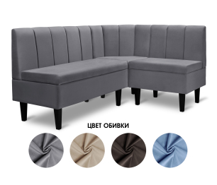 Диван угловой Лео, микровелюр