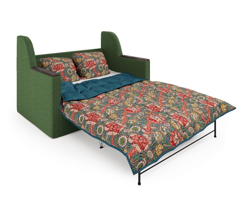 Диваны с ящиком для белья, Диван-кровать Дуэт, рогожка