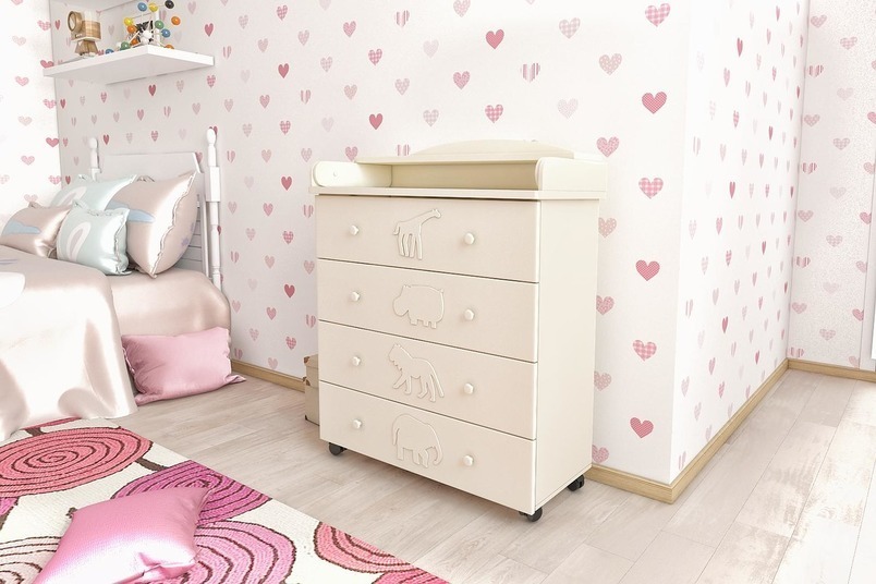 Детские комоды, Пеленальный комод Perinka АФРИКА