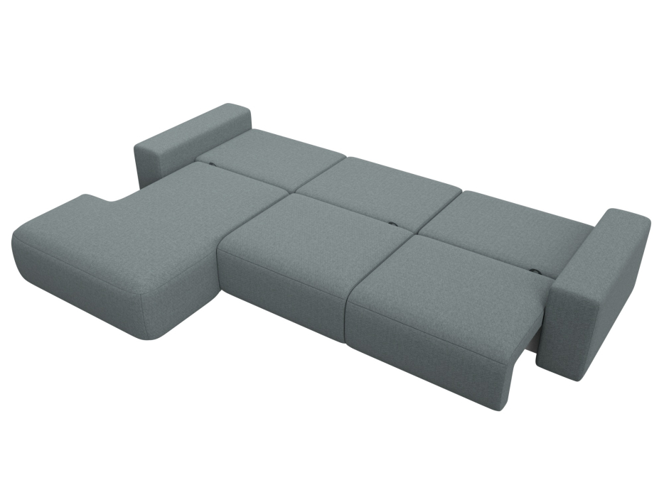 Диваны угловые в гостиную, Диван угловой Лига-036 НПБ Классик Лонг левый угол, рогожка Амур