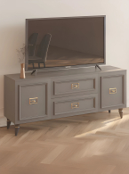 ТВ-тумбы, Комод Валенсия под телевизор 160х45х67 см золото