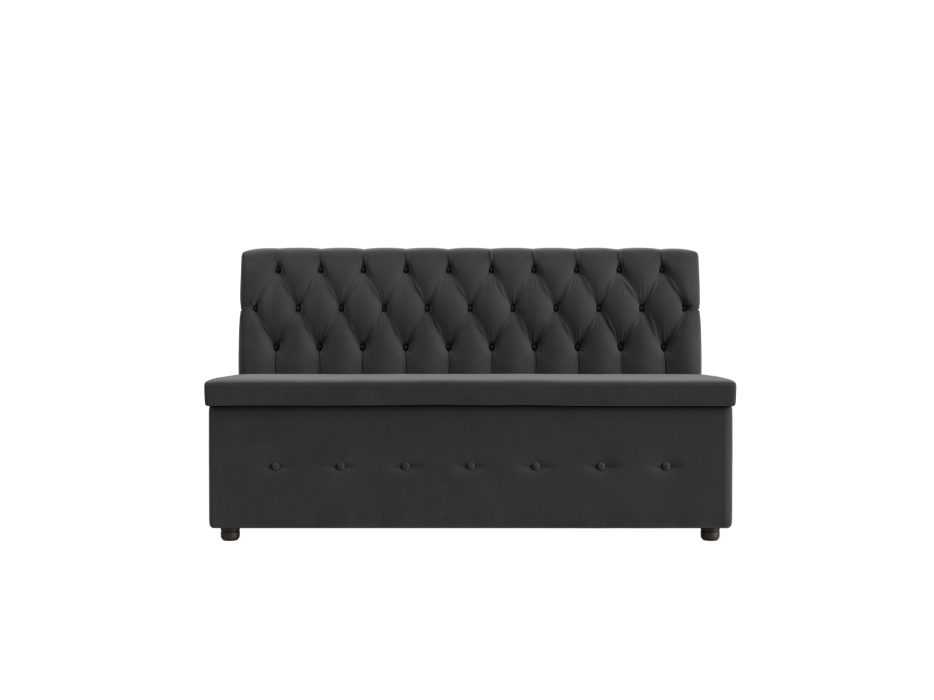 Диваны прямые кухонные, Кухонный прямой диван Вента, велюр