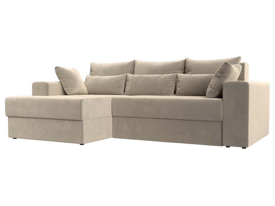 Офисные диваны, Угловой диван Майами левый угол, микровельвет