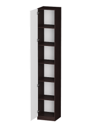 Распашной шкаф Лайф с полками 40*40*240 Венге