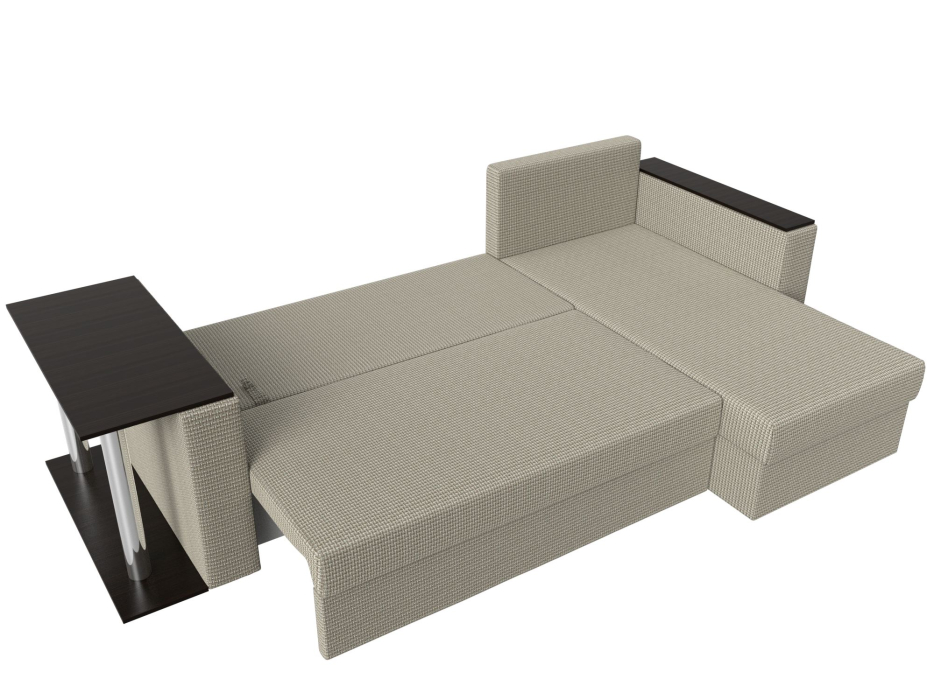 Диваны угловые в гостиную, Угловой диван Атланта правый угол, рогожка Амур