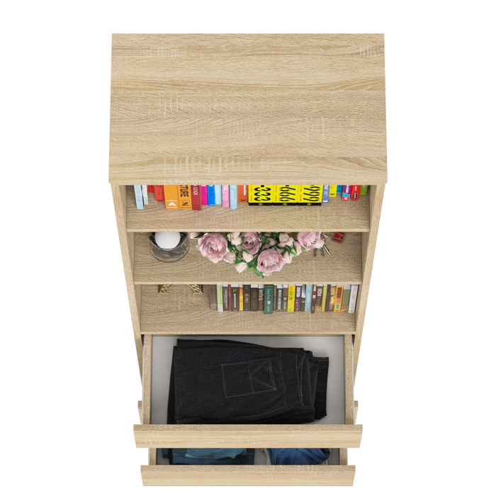 Открытые, Стеллаж с ящиками Мори МСТ600.3