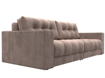 Диван прямой с декором Лига-049 НПБ, велюр TOWER